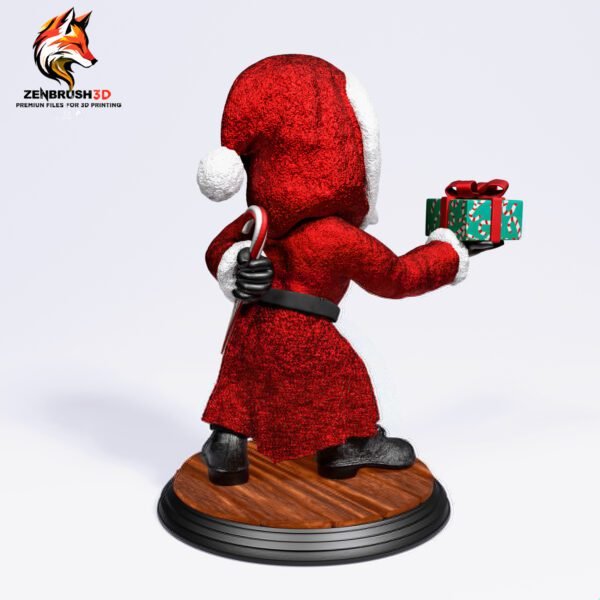 Ghost Face - Santa Claus STL 3D PRINTING - Imagen 2